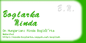 boglarka minda business card